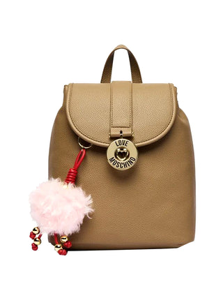MOSCHINO COLLECTION Zaino Con Charm Moschino - Sabbia