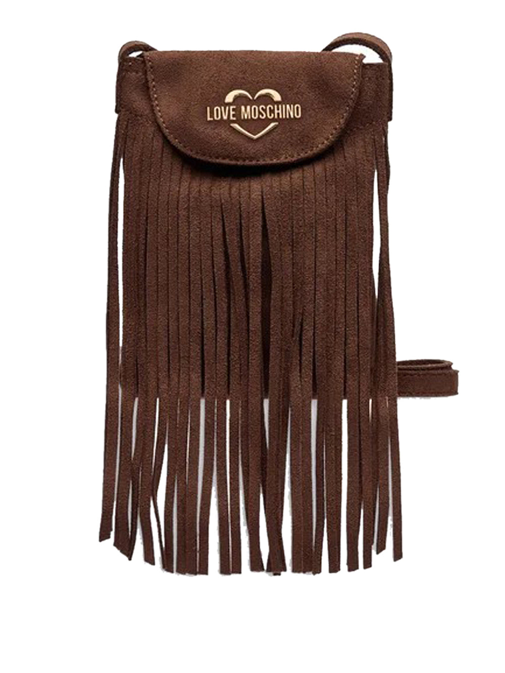 Moschino Borsa Velour Pl Moschino - Cioccolato