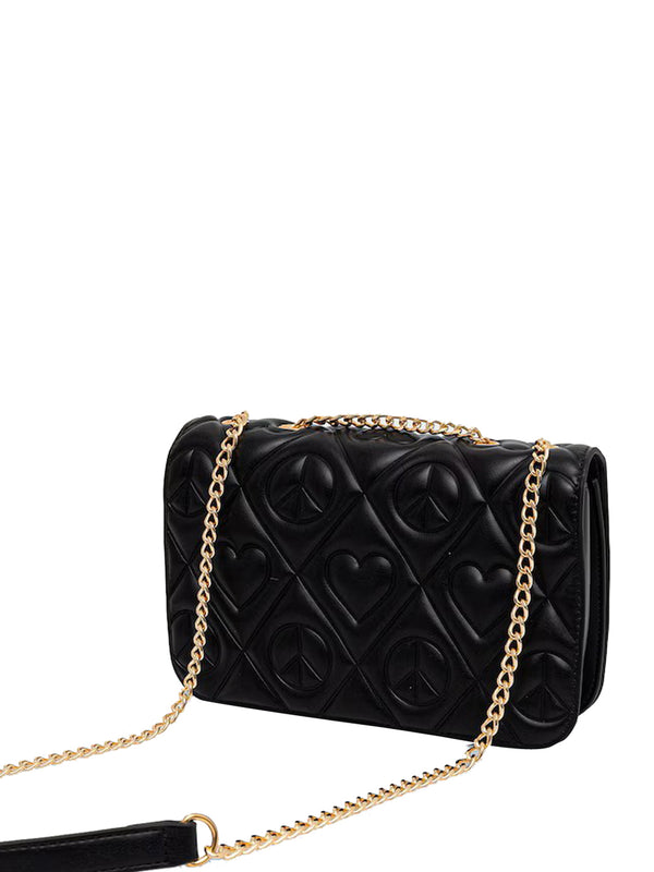 MOSCHINO COLLECTION Borsa A Tracolla JC4262 Embossed Moschino - Nero