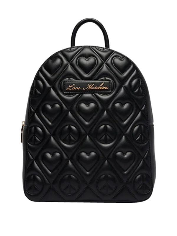 MOSCHINO COLLECTION Zaino Embossed Moschino - Nero