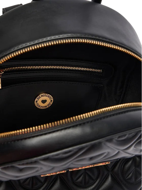 MOSCHINO COLLECTION Zaino Embossed Moschino - Nero