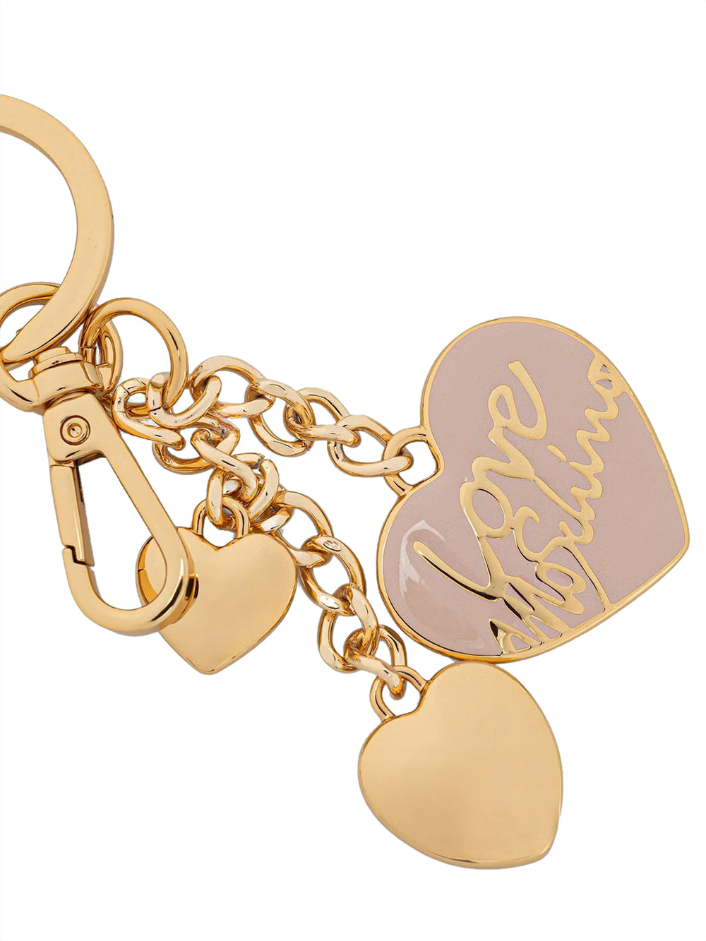 MOSCHINO COLLECTION Portachiavi Moschino da donna in metallo - Oro