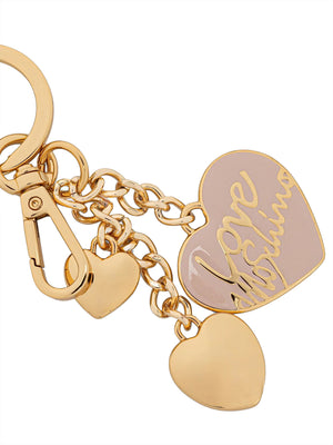 MOSCHINO COLLECTION Portachiavi Moschino da donna in metallo - Oro