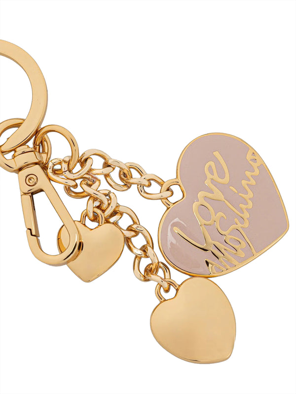 MOSCHINO COLLECTION Portachiavi Moschino da donna in metallo - Oro