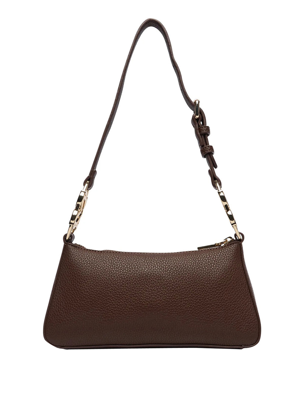 MOSCHINO PRECOLLECTION Borsa A Tracolla Moschino Logo Frontale Marrone