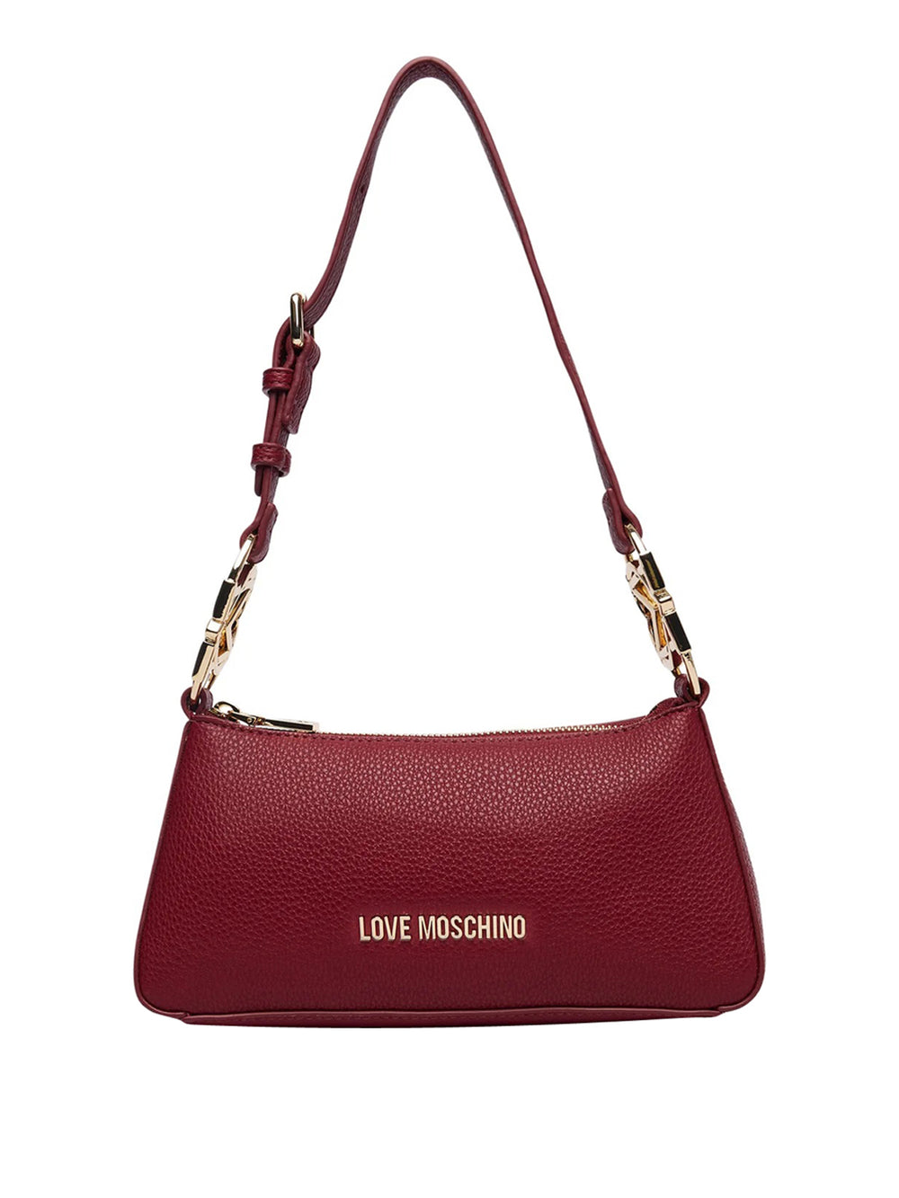 MOSCHINO PRECOLLECTION Borsa A Tracolla Moschino Logo Frontale Vino