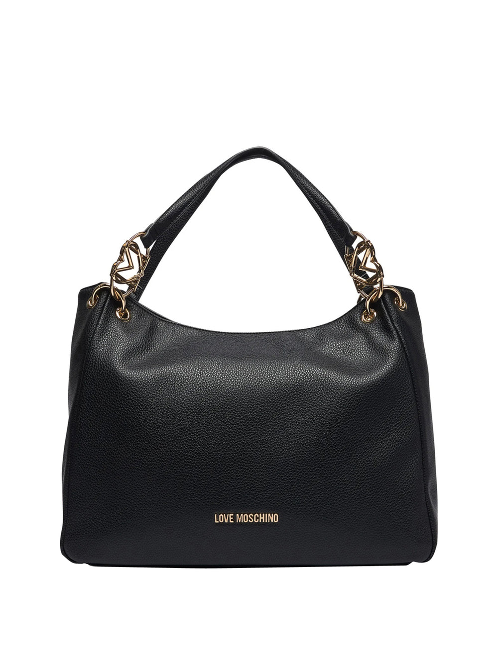 MOSCHINO PRECOLLECTION Moschino Borsa A Mano Logo Frontale Nero