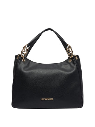 MOSCHINO PRECOLLECTION Moschino Borsa A Mano Logo Frontale Nero