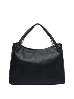 MOSCHINO PRECOLLECTION Moschino Borsa A Mano Logo Frontale Nero
