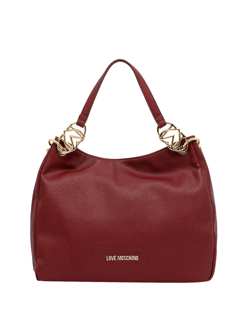 MOSCHINO PRECOLLECTION Moschino Borsa A Mano Logo Frontale Vino