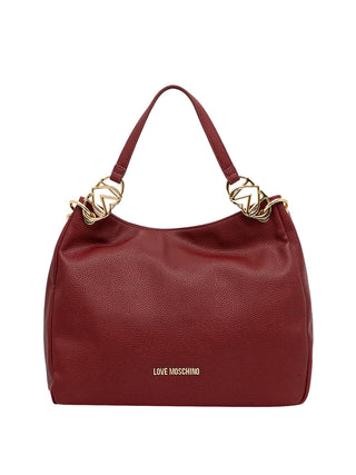 MOSCHINO PRECOLLECTION Moschino Borsa A Mano Logo Frontale Vino