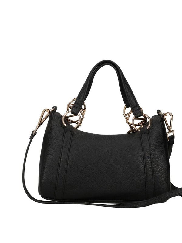 MOSCHINO PRECOLLECTION Borsa A Mano Moschino Logo Frontale Nero