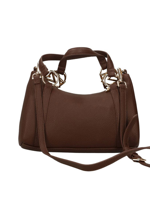 MOSCHINO PRECOLLECTION Borsa A Mano Moschino Logo Frontale Marrone