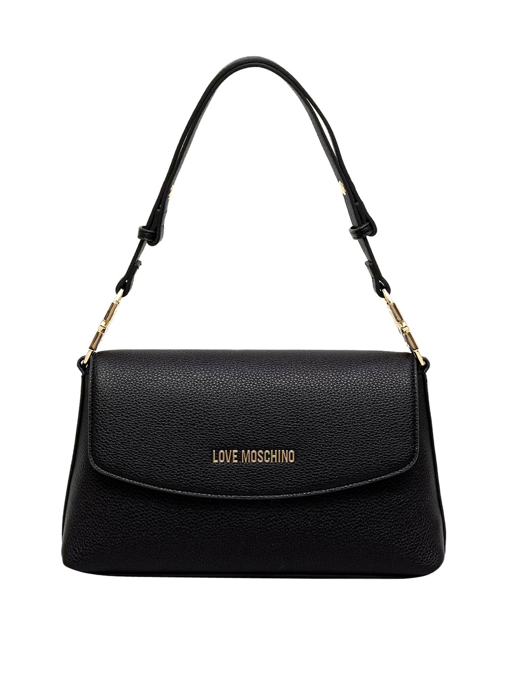 MOSCHINO PRECOLLECTION Borsa A Mano Moschino Logo Frontale Nero