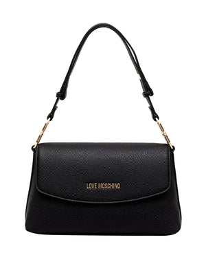 MOSCHINO PRECOLLECTION Borsa A Mano Moschino Logo Frontale Nero