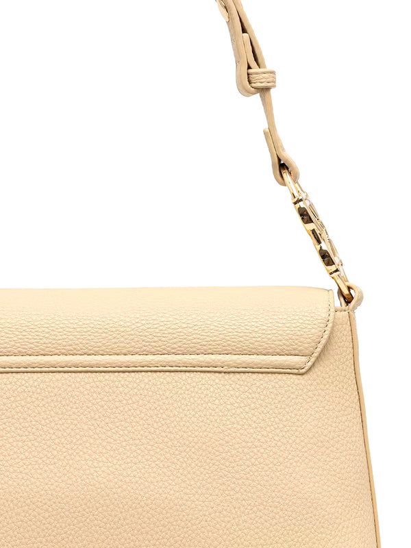 MOSCHINO PRECOLLECTION Borsa A Mano Moschino Logo Frontale Burro