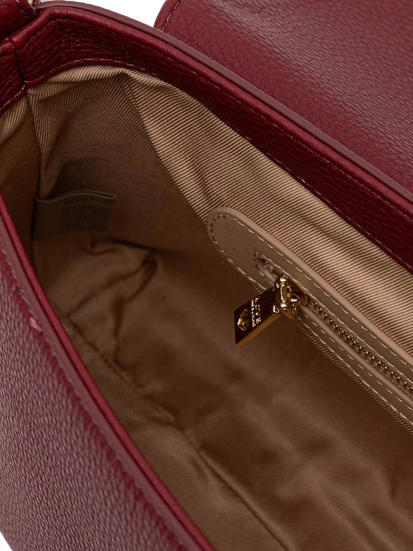 MOSCHINO PRECOLLECTION Borsa A Tracolla Moschino Logo Frontale Vino