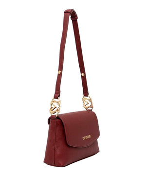 MOSCHINO PRECOLLECTION Borsa A Tracolla Moschino Logo Frontale Vino