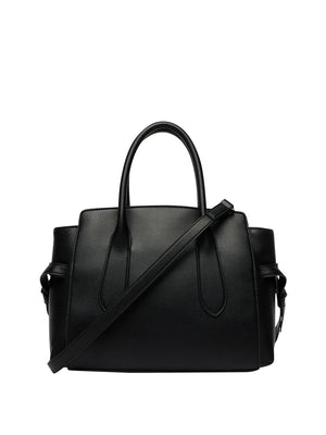 MOSCHINO PRECOLLECTION Borsa A Mano Moschino Logo Frontale Nero