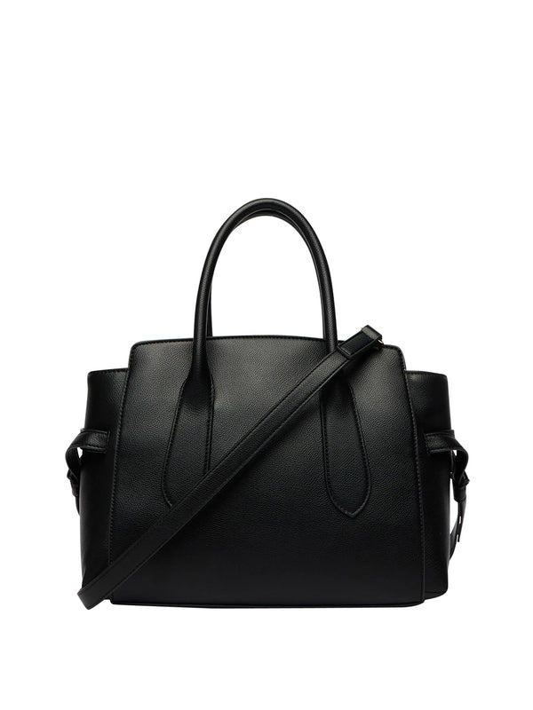 MOSCHINO PRECOLLECTION Borsa A Mano Moschino Logo Frontale Nero