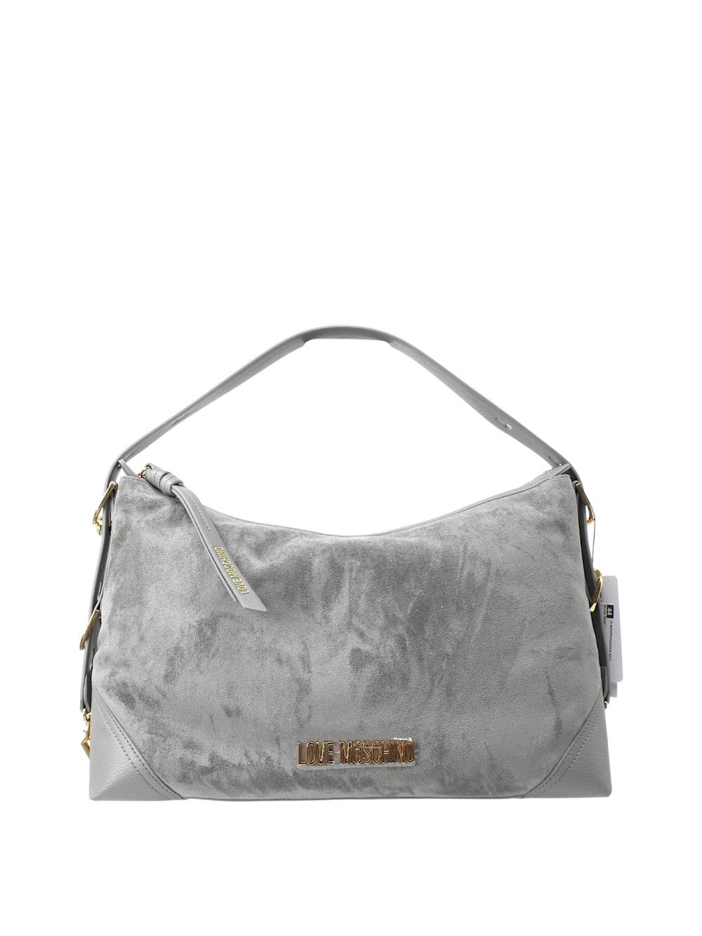Moschino Borsa Velour Moschino - Grigio
