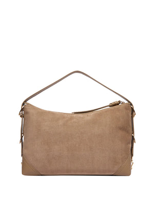 MOSCHINO PRECOLLECTION Borsa A Mano Moschino Logo Frontale Sabbia