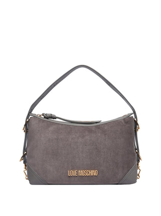 MOSCHINO PRECOLLECTION Borsa A Mano Moschino Logo Frontale Grigio