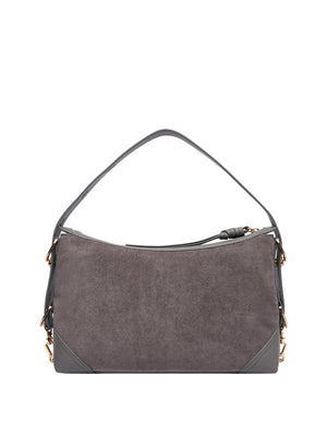 MOSCHINO PRECOLLECTION Borsa A Mano Moschino Logo Frontale Grigio