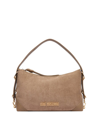MOSCHINO PRECOLLECTION Borsa A Mano Moschino Logo Frontale Sabbia