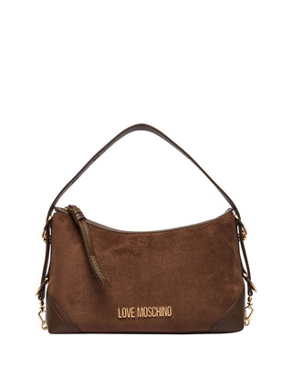 MOSCHINO PRECOLLECTION Borsa A Mano Moschino Logo Frontale Marrone