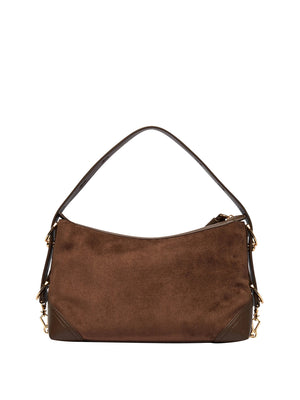 MOSCHINO PRECOLLECTION Borsa A Mano Moschino Logo Frontale Marrone
