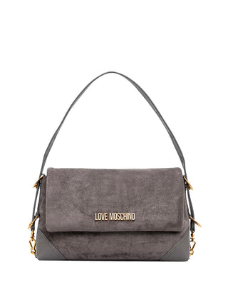 MOSCHINO PRECOLLECTION Borsa A Mano Moschino Logo Frontale Grigio