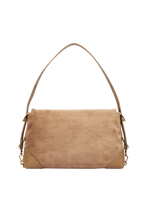 MOSCHINO PRECOLLECTION Borsa A Mano Moschino Velour - Sabbia