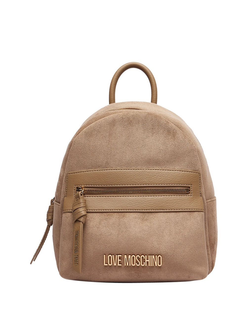 MOSCHINO PRECOLLECTION Zaino Moschino Logo Frontale Sabbia