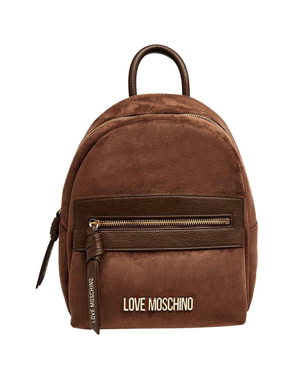 MOSCHINO PRECOLLECTION Zaino Moschino Logo Frontale Marrone