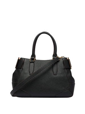 MOSCHINO PRECOLLECTION Borsa A Mano Moschino Logo Frontale Nero