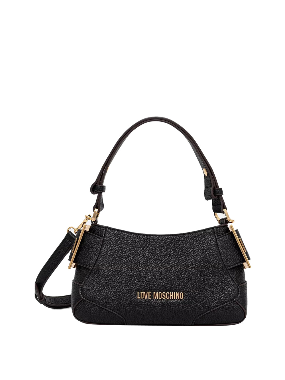 MOSCHINO PRECOLLECTION Borsa A Mano Moschino Logo Frontale Nero