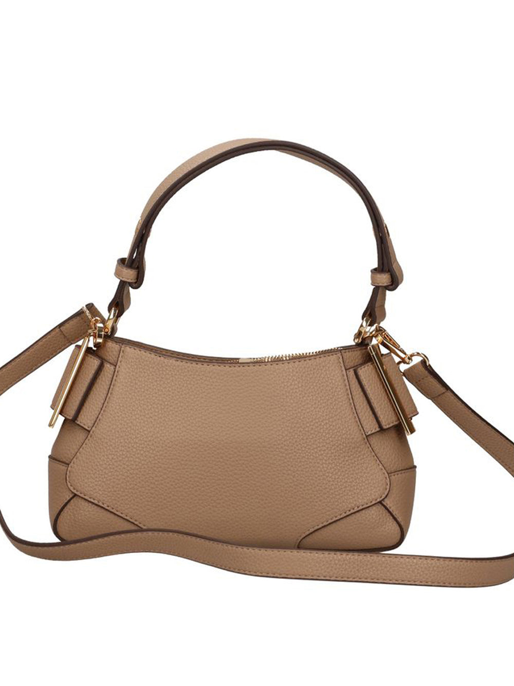 MOSCHINO PRECOLLECTION Borsa A Mano Moschino Logo Frontale Sabbia