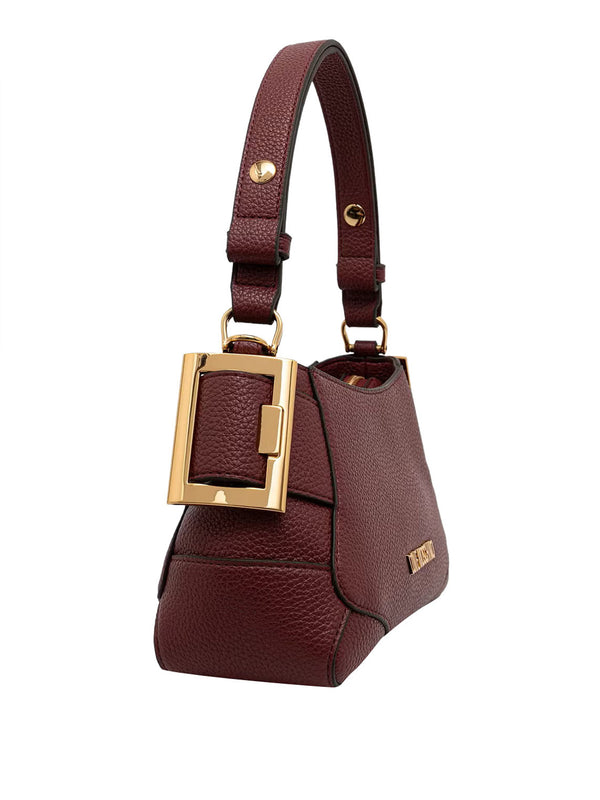MOSCHINO PRECOLLECTION Borsa A Mano Moschino Logo Frontale Vino