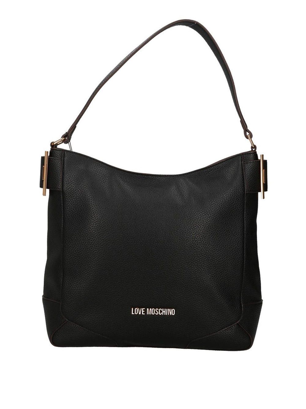 MOSCHINO PRECOLLECTION Borsa A Mano Moschino Logo Frontale Nero