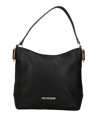 MOSCHINO PRECOLLECTION Borsa A Mano Moschino Logo Frontale Nero