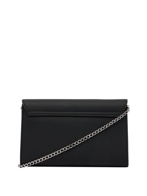 MOSCHINO PRECOLLECTION Borsa A Mano Moschino Logo Frontale Nero