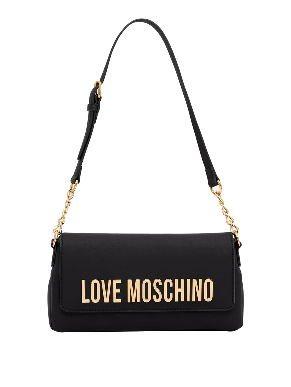 MOSCHINO PRECOLLECTION Borsa A Mano Moschino Logo Frontale Nero