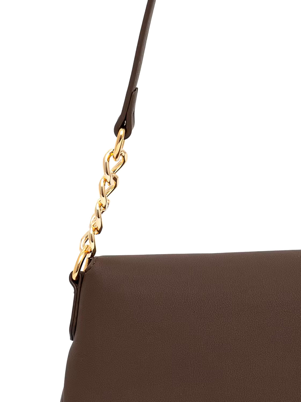 MOSCHINO PRECOLLECTION Borsa A Mano Moschino Logo Frontale Marrone