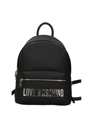 MOSCHINO PRECOLLECTION Zaino Pu Grs Moschino - Nero/Nikel