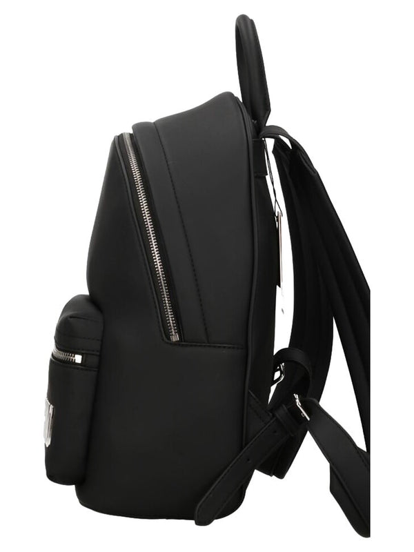 MOSCHINO PRECOLLECTION Zaino Pu Grs Moschino - Nero/Nikel