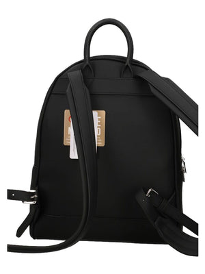 MOSCHINO PRECOLLECTION Zaino Pu Grs Moschino - Nero/Nikel