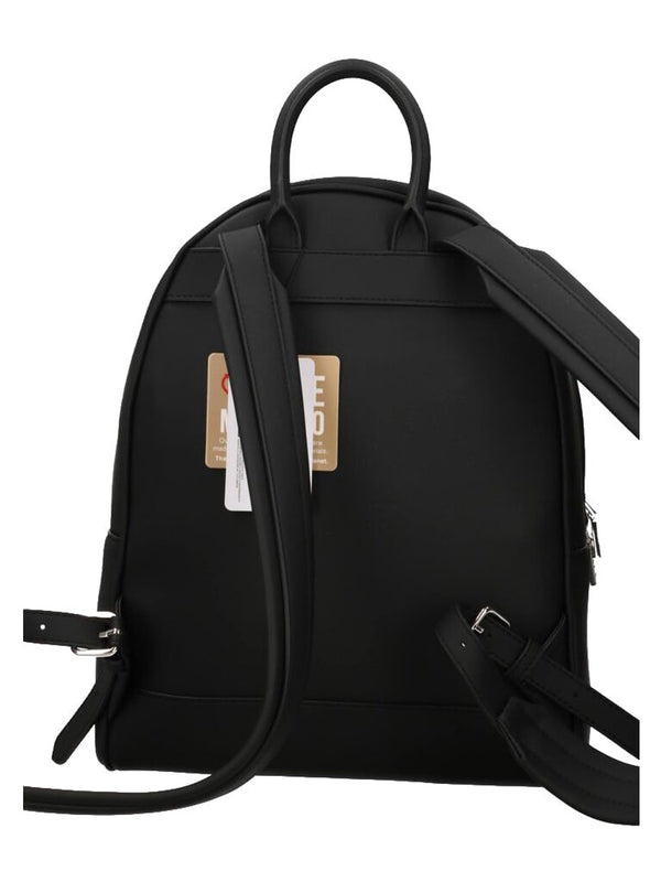 MOSCHINO PRECOLLECTION Zaino Pu Grs Moschino - Nero/Nikel