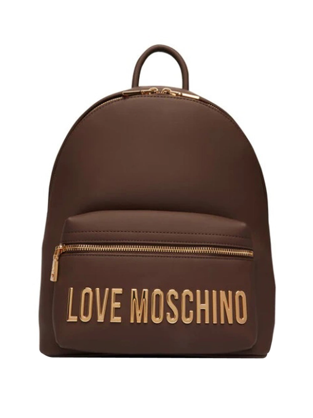 MOSCHINO PRECOLLECTION Zaino Moschino Logo Frontale Marrone