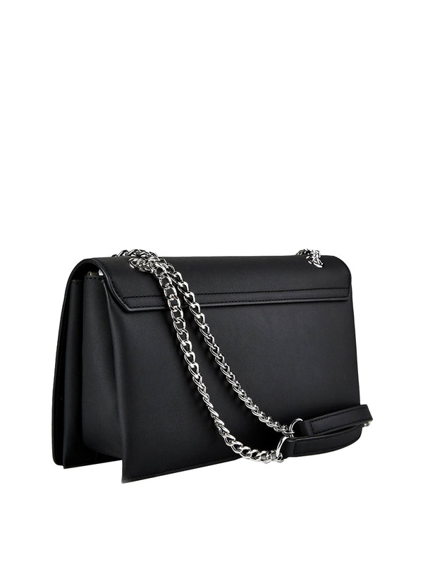 MOSCHINO PRECOLLECTION Borsa a Tracolla Moschino Logo Frontale Nero